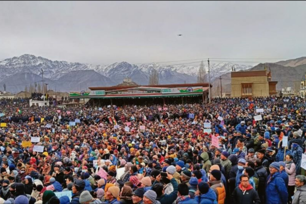 Ladakh to get two new districts amid demands for Sixth Schedule and statehood Ladakh to get two new districts amid demands for Sixth Schedule and statehood