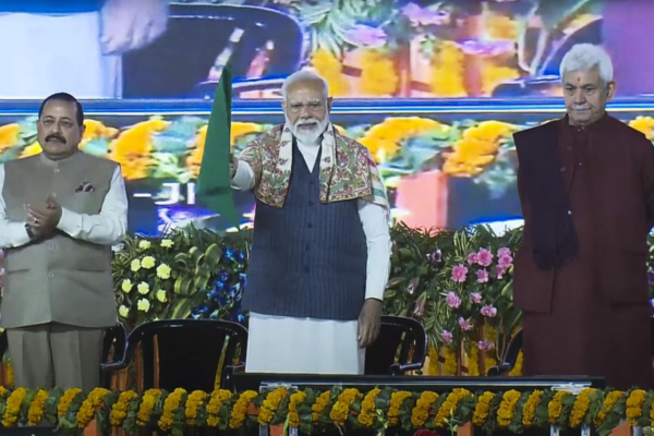 PM Modi inaugurates and lays foundation stone of multiple development projects in Jammu and Kashmir